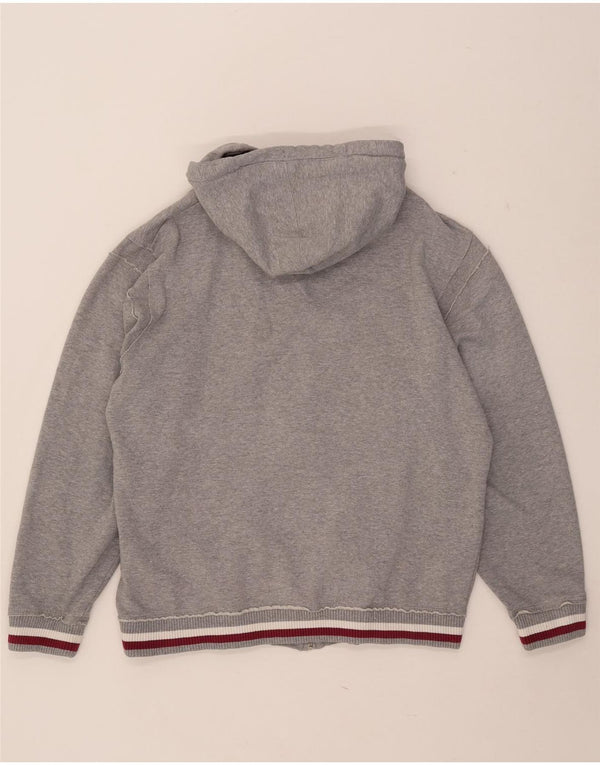 Pulover Kappa pentru bărbați, cu fermoar, 2XL, bumbac cu pete gri