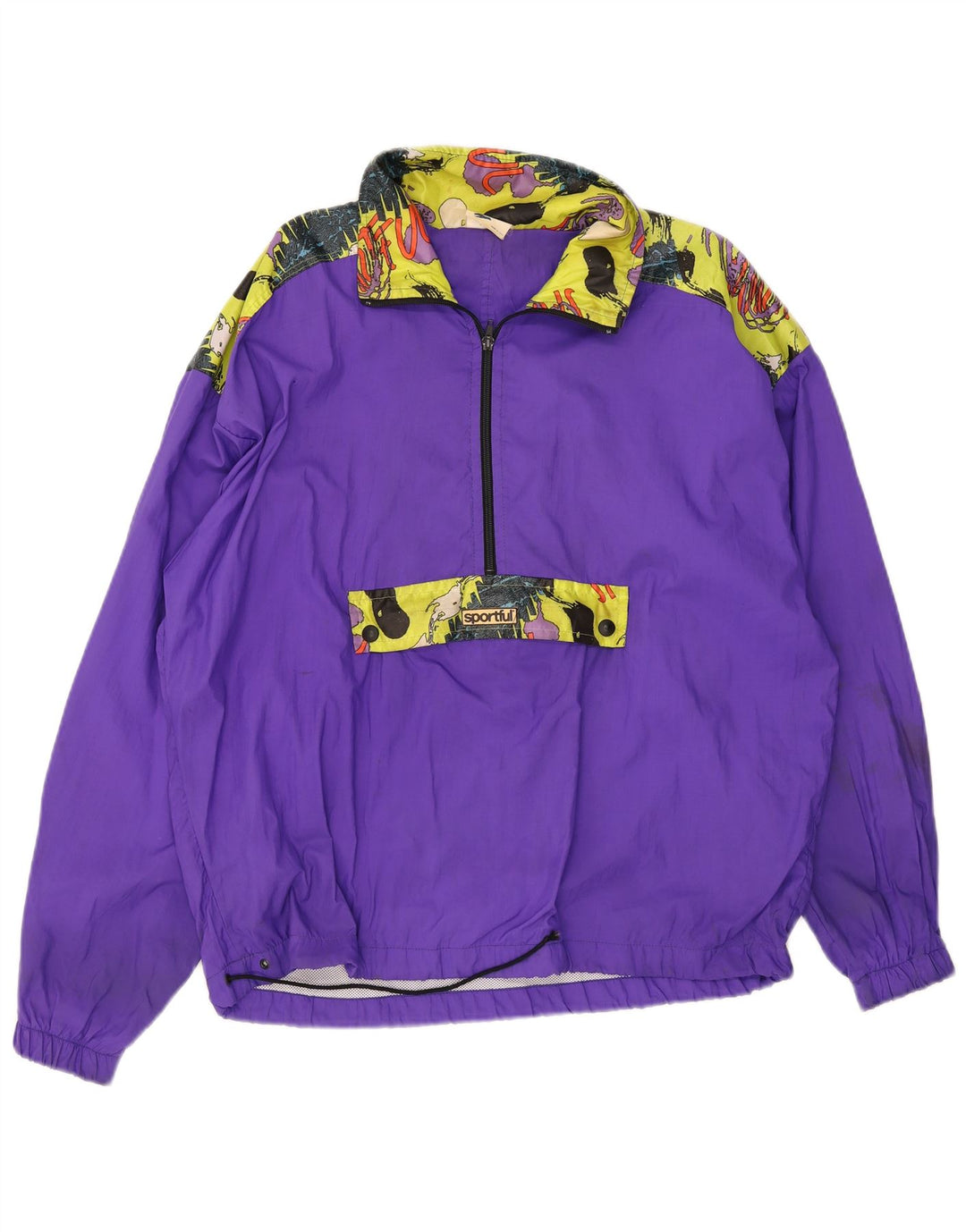 Sportful pentru bărbați Pulover Trening Top Jachetă Mov mediu Argyle/Diamond