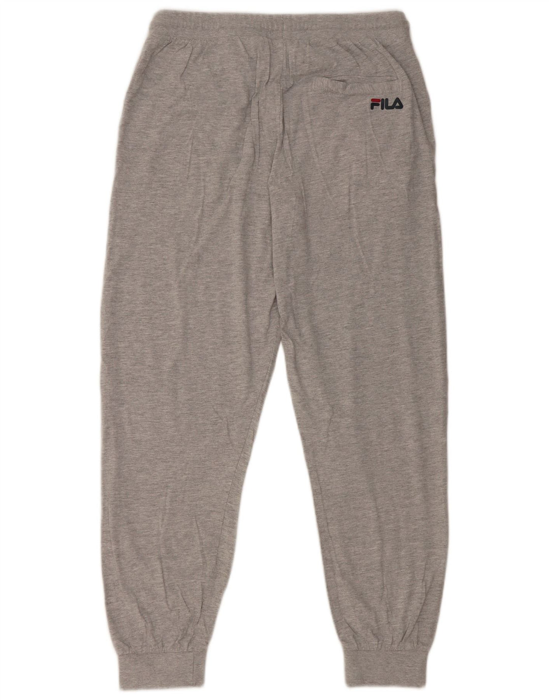 Pantaloni de trening Fila pentru bărbați Joggeri mari, gri bumbac