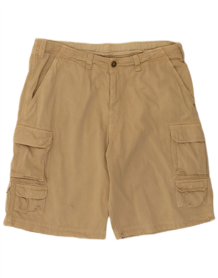 Pantaloni scurți cargo pentru bărbați Carrera W36, mare, bej, bumbac