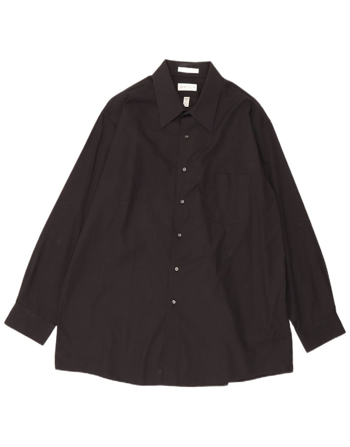 Cămașă pentru bărbați Van Heusen Mărimea 17 XL Bumbac negru