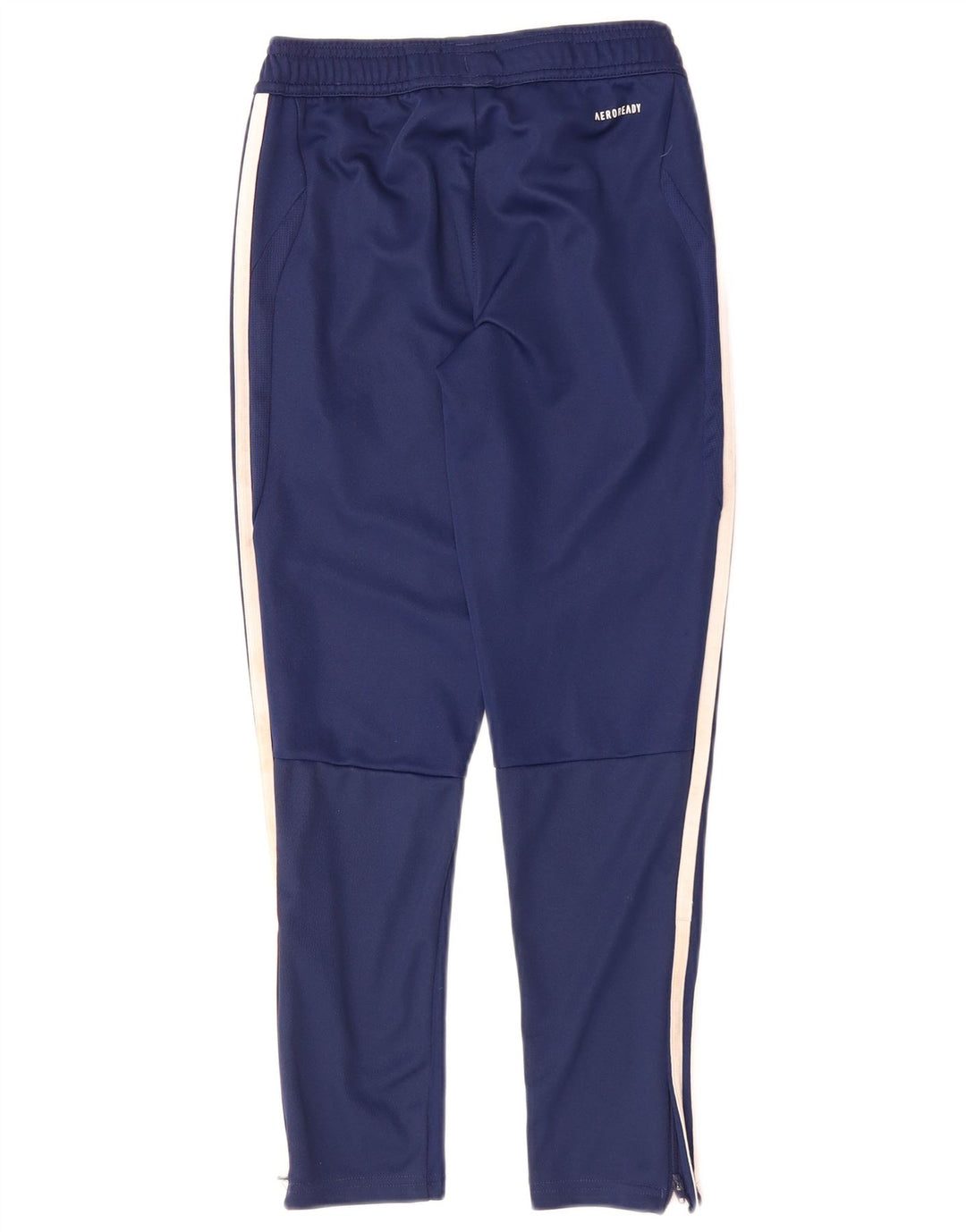 Pantaloni de trening ADIDAS Aeroready pentru baieti 9-10 ani poliester bleumarin