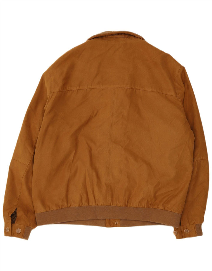 Bomber vintage pentru bărbați IT 54 2XL poliester bej