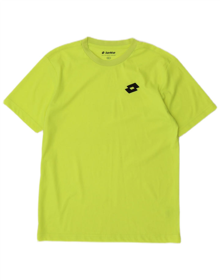 Tricou Bărbați Lotto Top Mic Galben Poliester