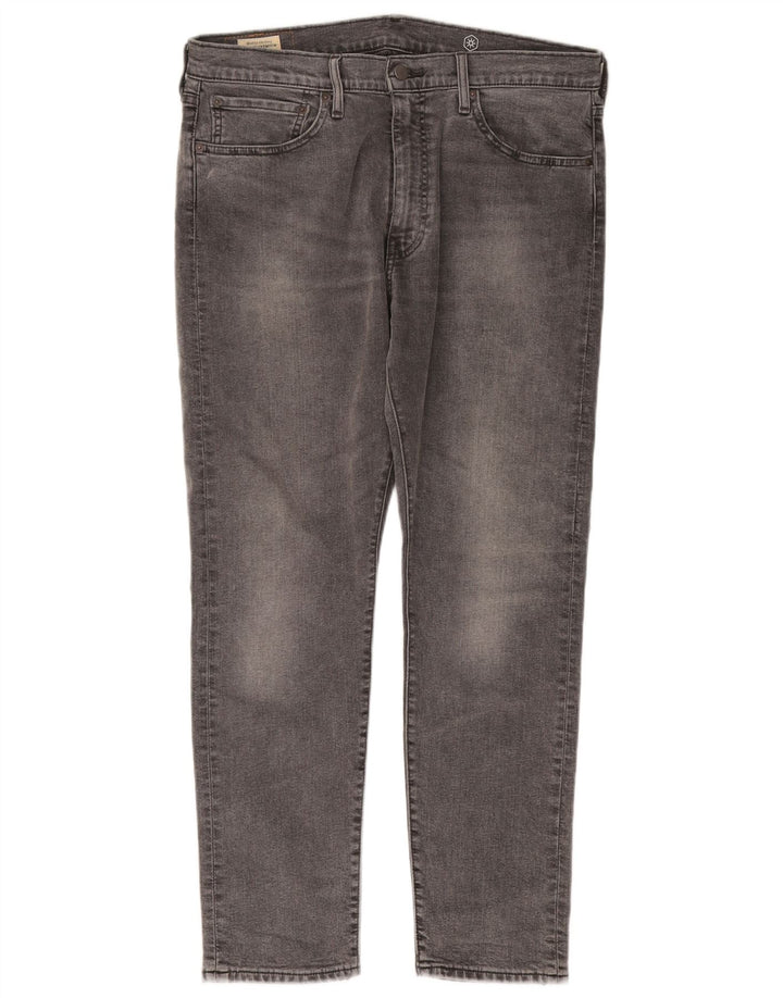 Blugi conici pentru bărbați Levi's Slim Tapered W36 L30 bumbac gri