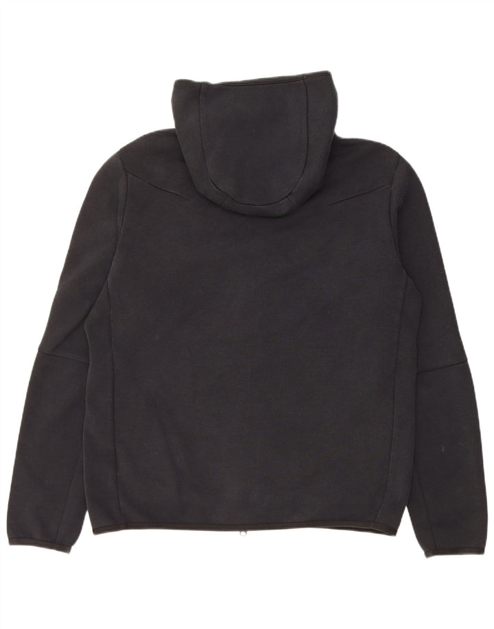 Pulover Nike pentru bărbați, cu fermoar, bumbac mediu negru