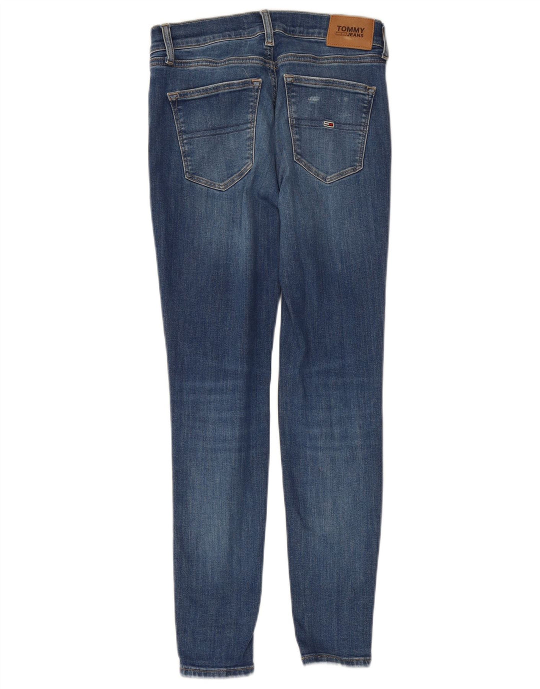 Blugi skinny pentru femei TOMMY HILFIGER L27 L28 Bumbac albastru