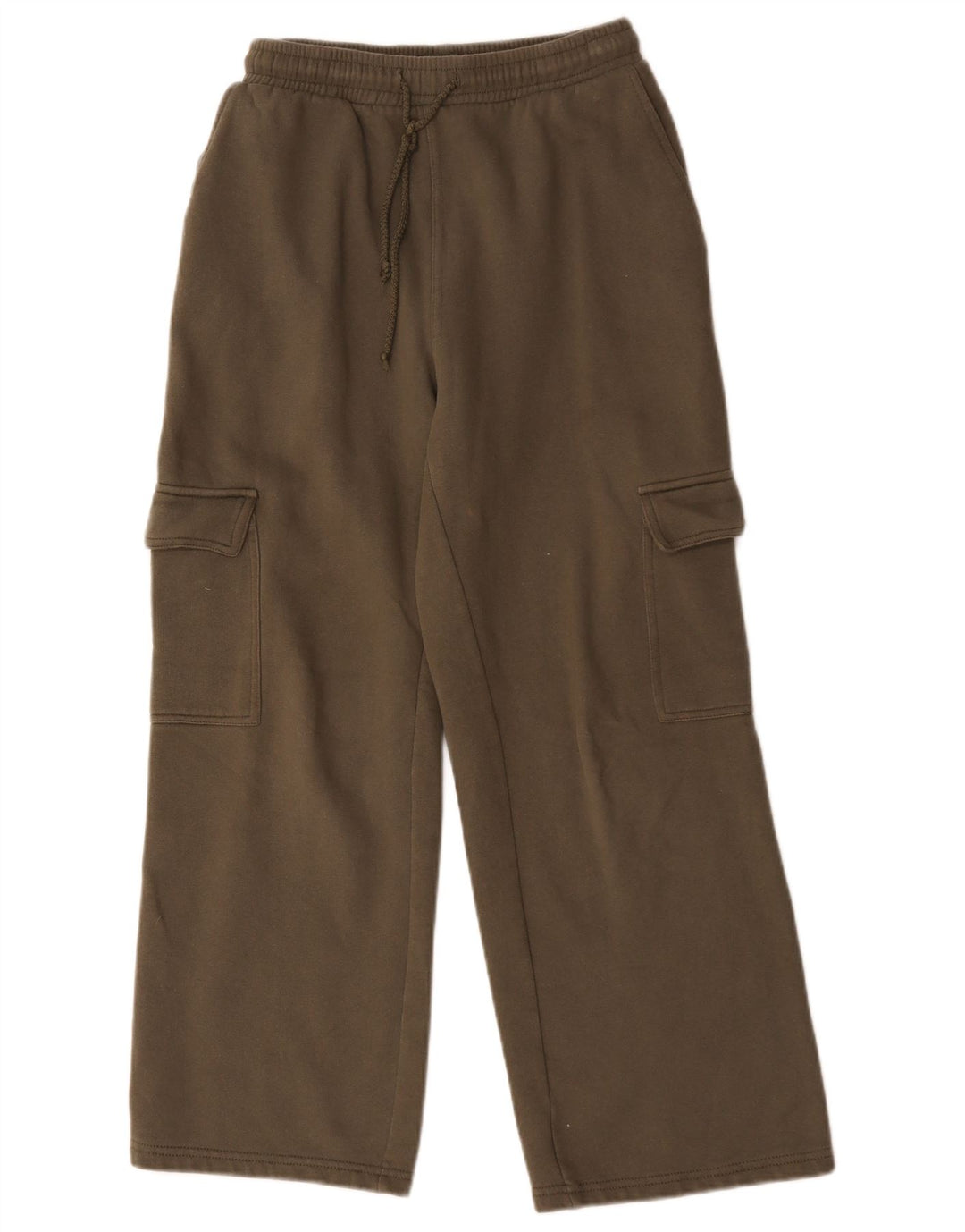 Pantaloni de trening cargo pentru femei Zara UK 12, bumbac mediu kaki