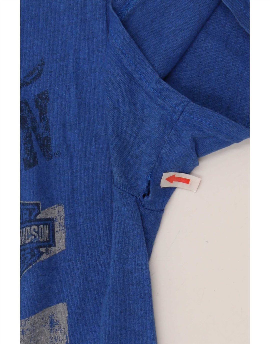 Tricou grafic Harley Davidson pentru bărbați Top mic, albastru, motocicletă