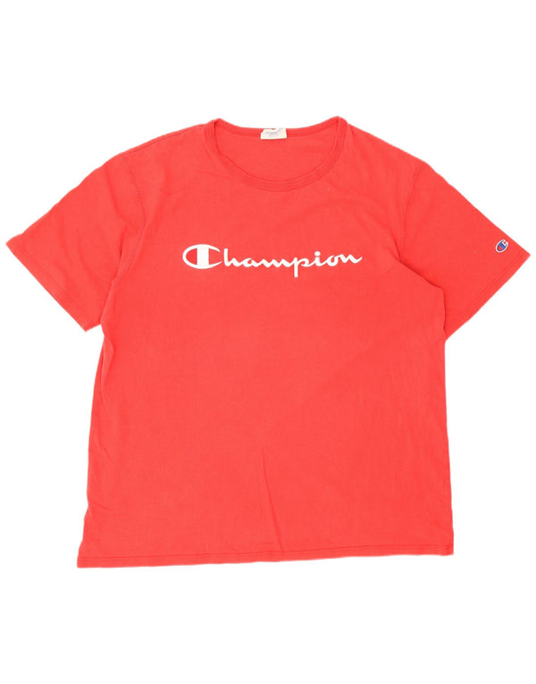 Tricou cu grafic Heritage pentru bărbați Champion Top XL Bumbac roșu