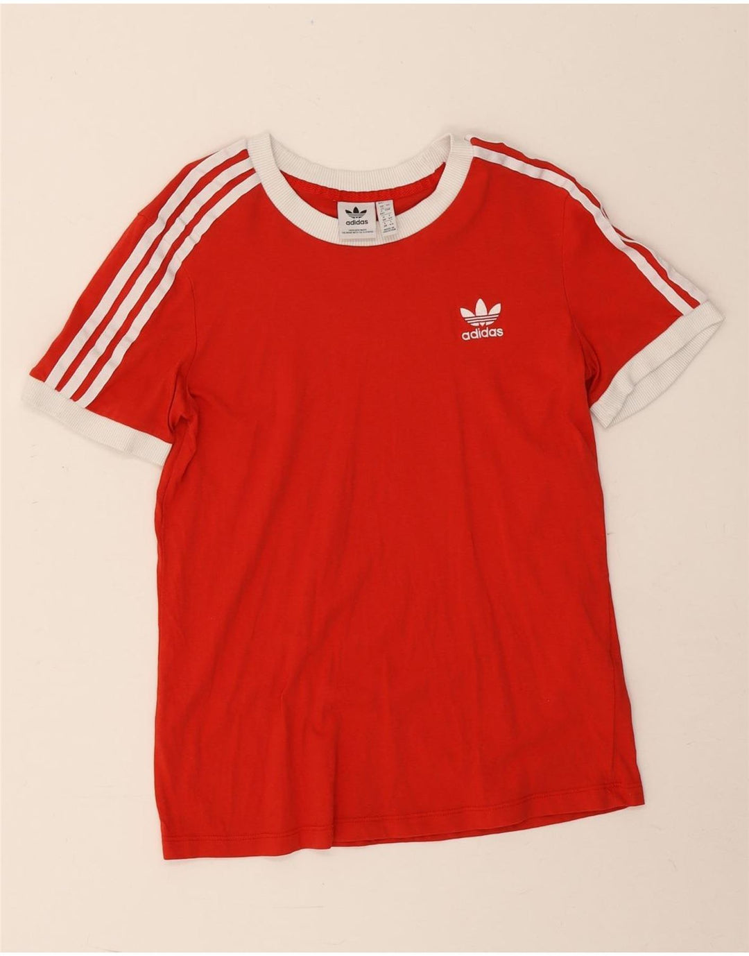 Tricou Adidas pentru femei Top UK 12 Medium Red Bumbac