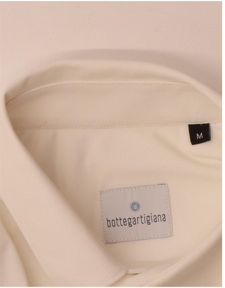 BOTTEGA ARTIGIANA Tricou polo pentru bărbați, nailon, alb, mediu