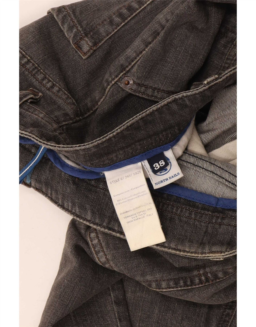 Blugi drepti pentru bărbați North Sails W38 L30 bumbac gri