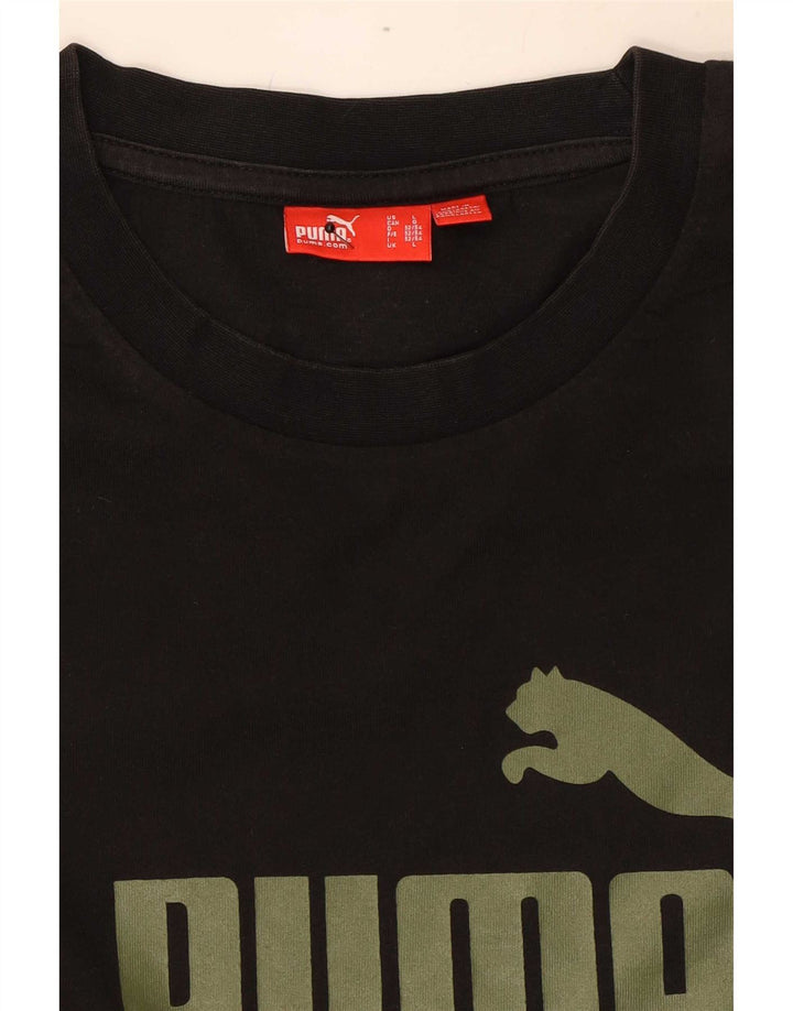 Tricou cu mânecă lungă Puma pentru bărbați, negru