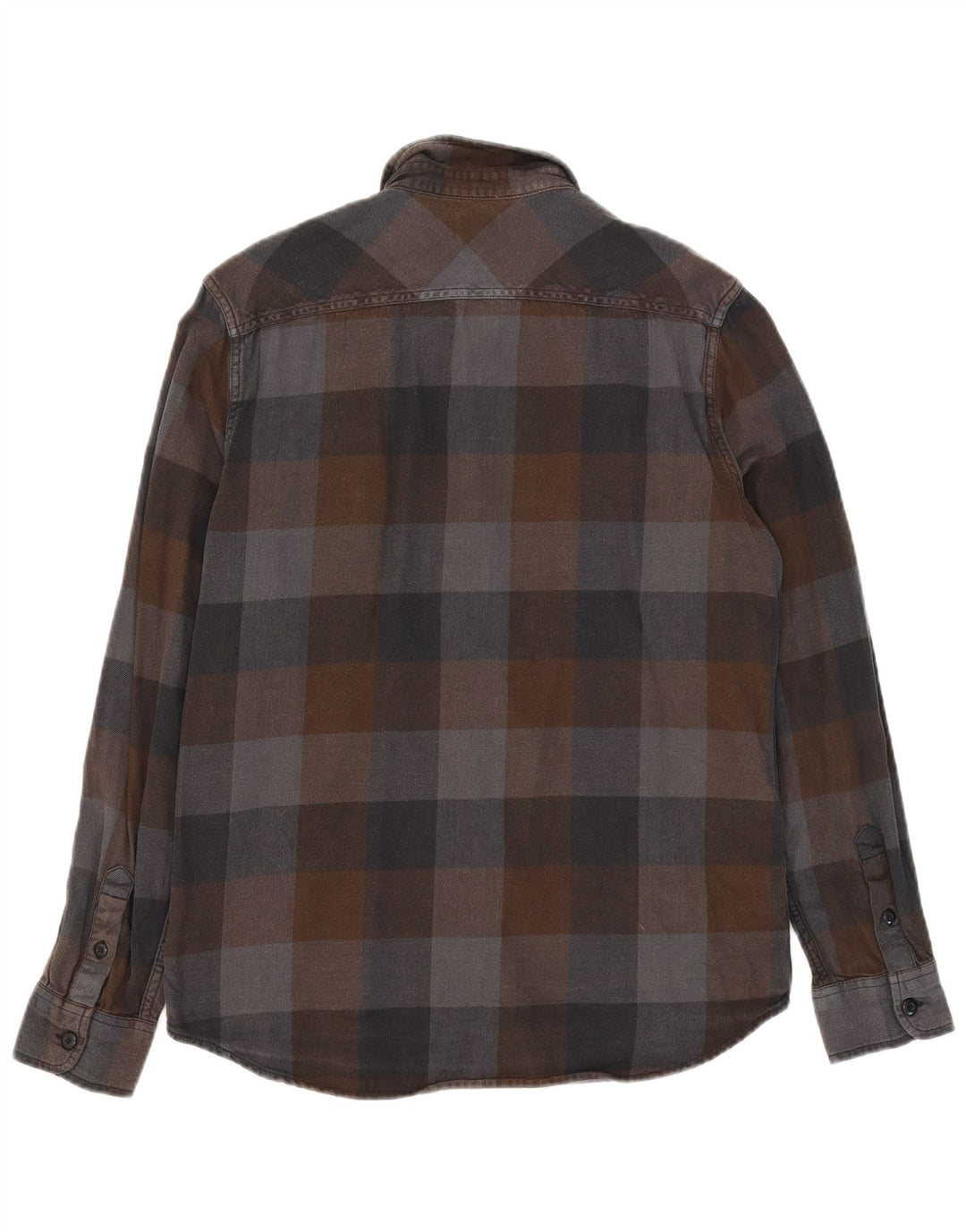 Cămașă de flanel pentru bărbați Vans, croită, din bumbac mediu multicolor cu carouri