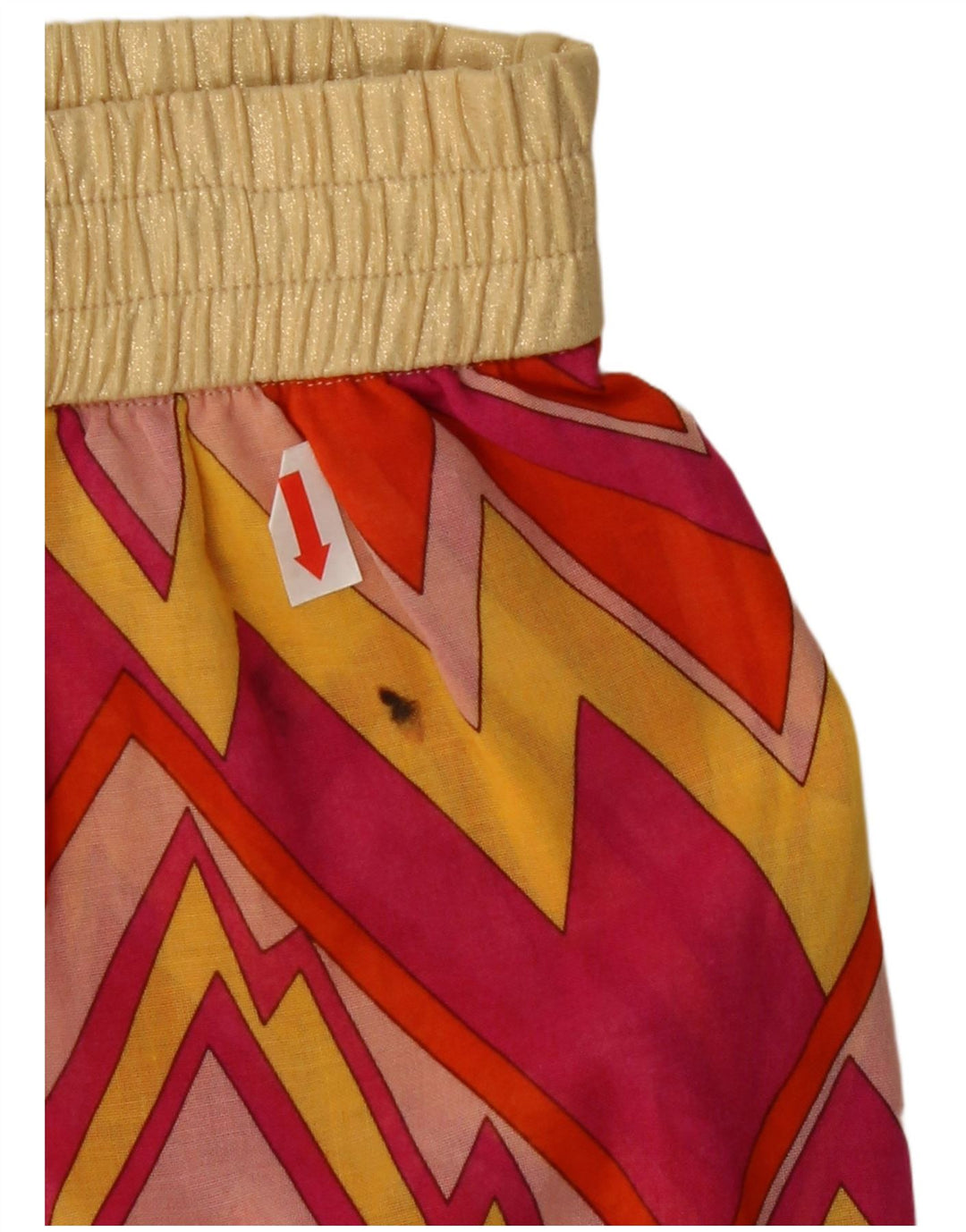 Pantaloni scurți Missoni pentru femei cu talie înaltă Mici W26 poliester geometric geometric