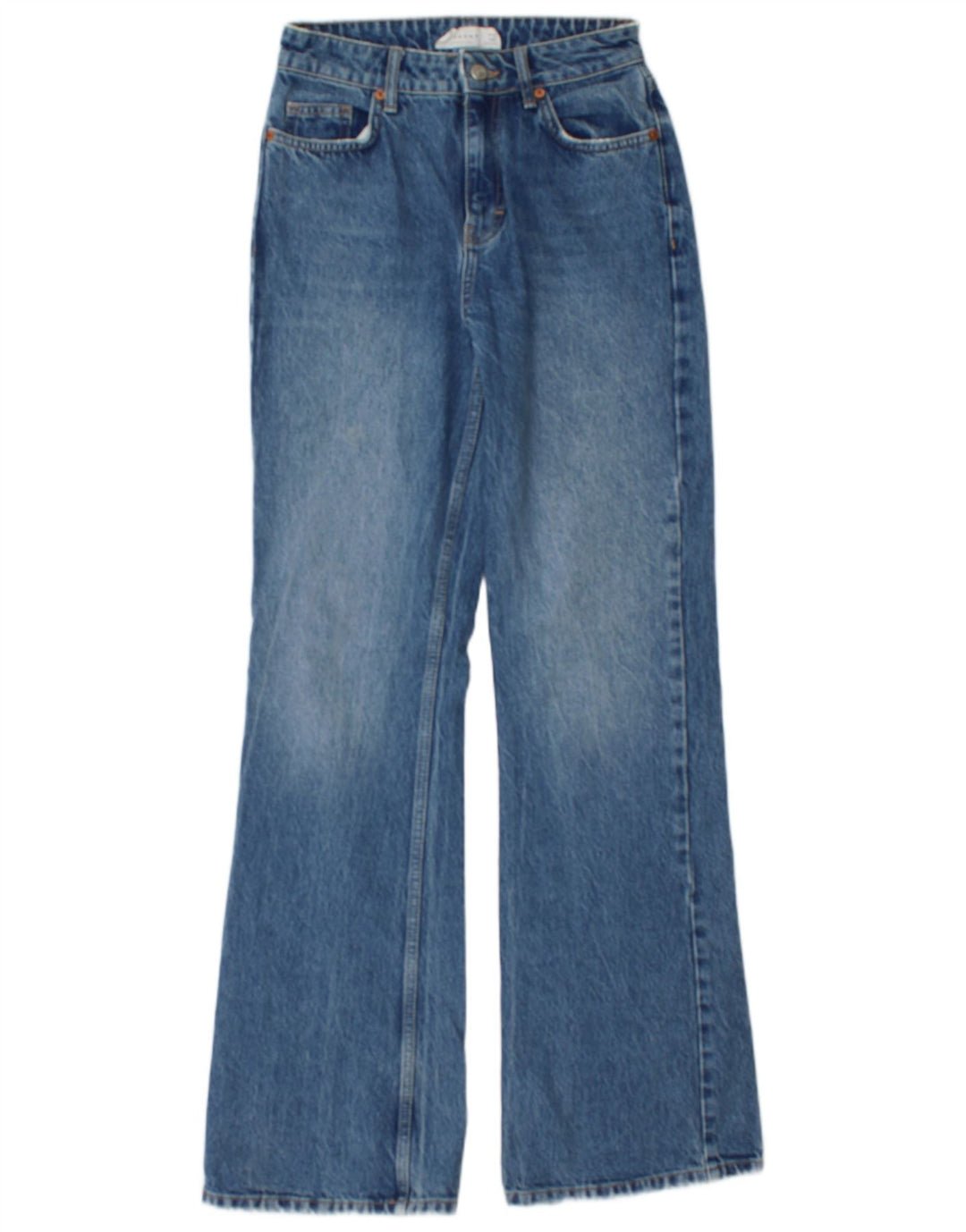 TOPSHOP Blugi Bootcut pentru Damă W26 L32 Bumbac Albastru