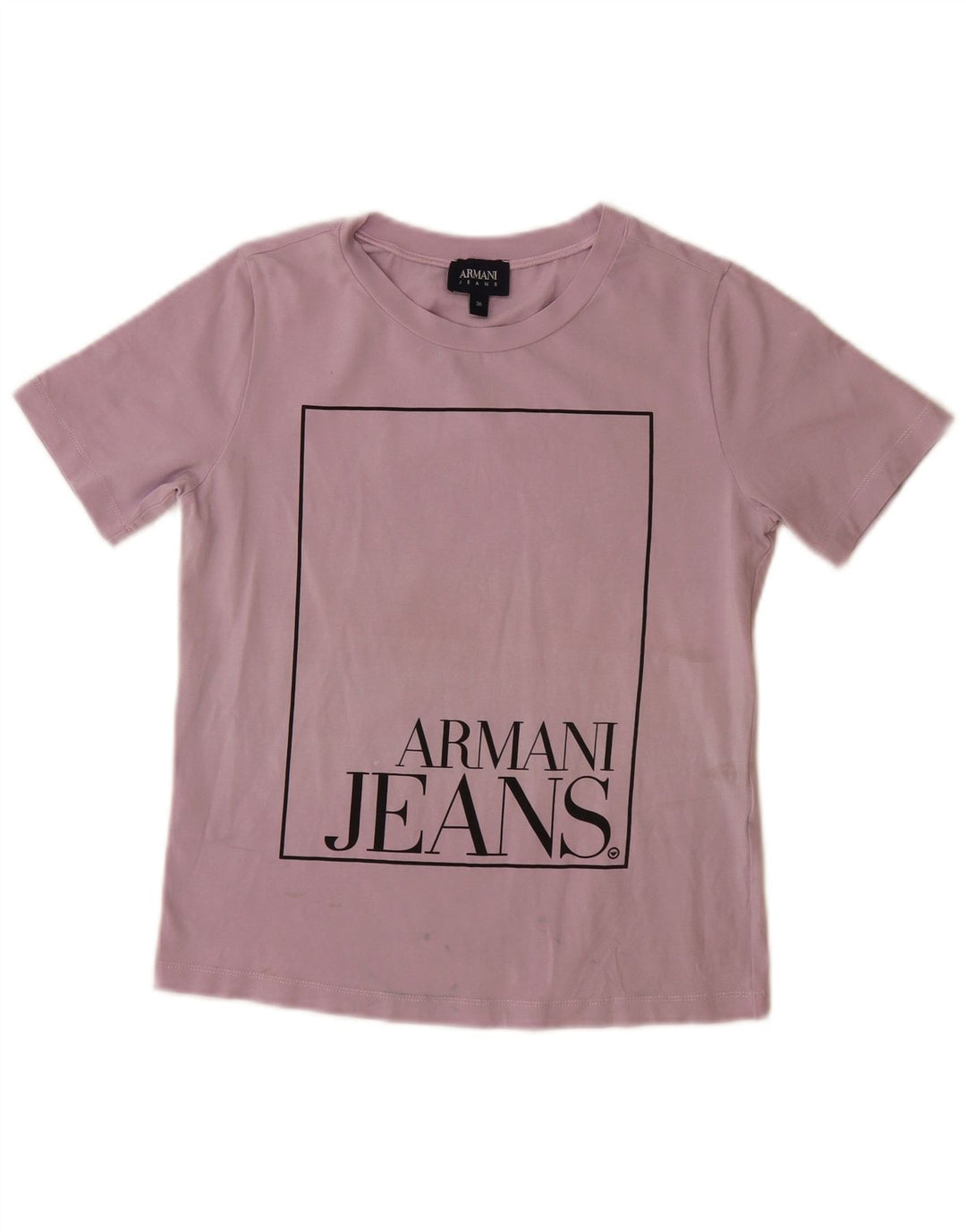 ARMANI JEANS Tricou cu grafic pentru femei Top EU 36 Small Violet