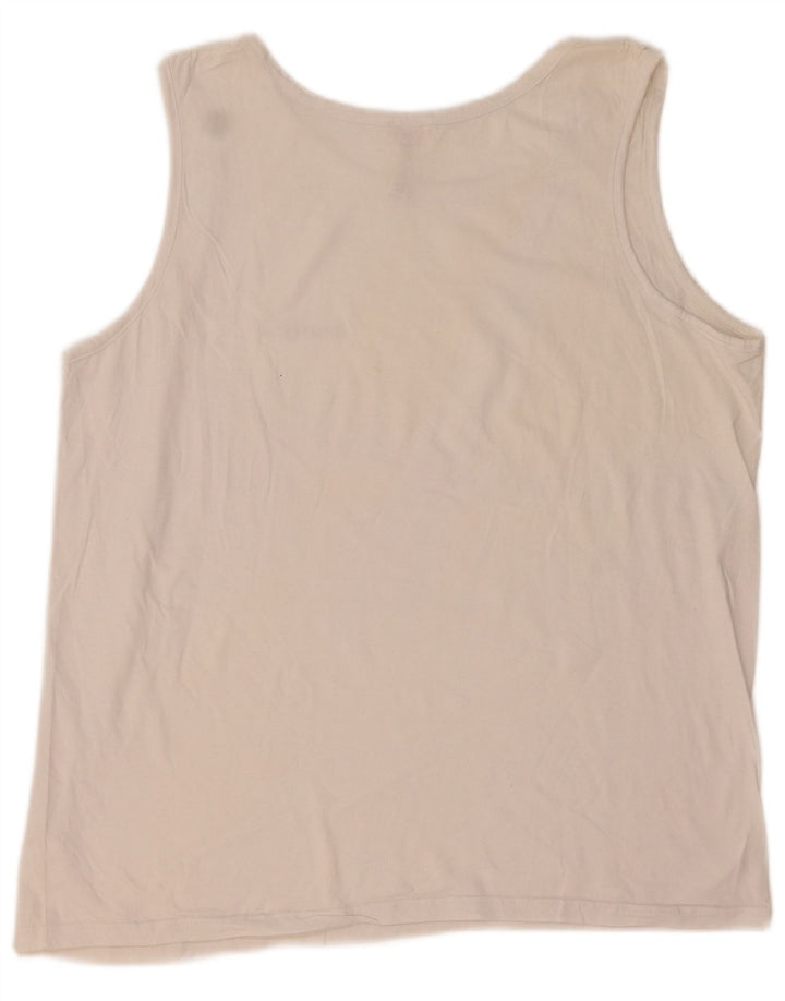 Vestă pentru bărbați Kappa, 2XL, bumbac alb