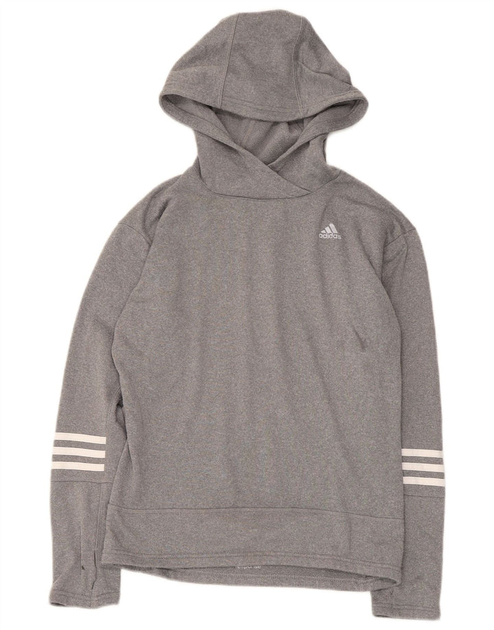 Pulover supradimensionat pentru femei Adidas UK 4/6 XS poliester gri