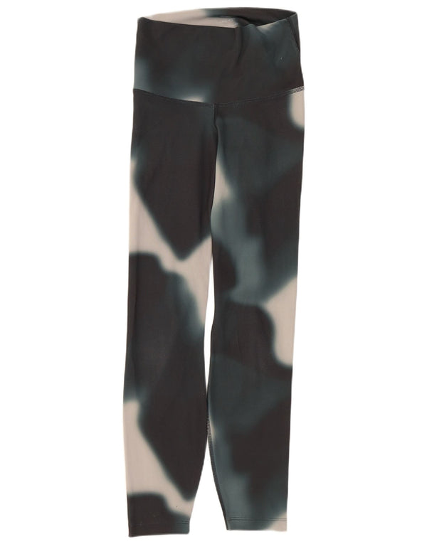 Leggings Nike Dri Fit pentru femei UK 10 mici, negru Tie Dye