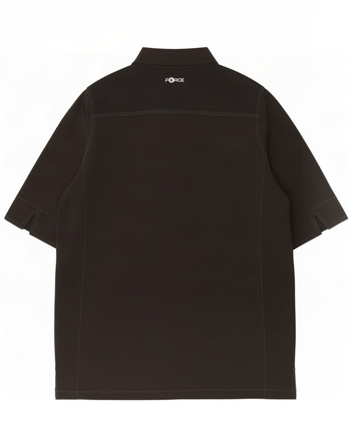 Cămașă cu mânecă scurtă Carhartt pentru bărbați, poliester, negru