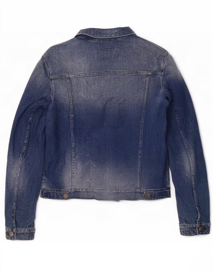 Jachetă de blugi pentru femei Replay UK 18 XL, bumbac albastru