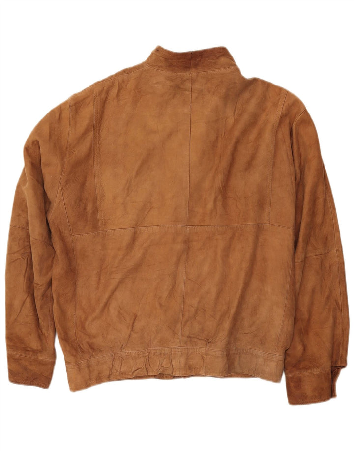 Jachetă de piele pentru bărbați ESSEBI EU 48 Medium Beige Piele