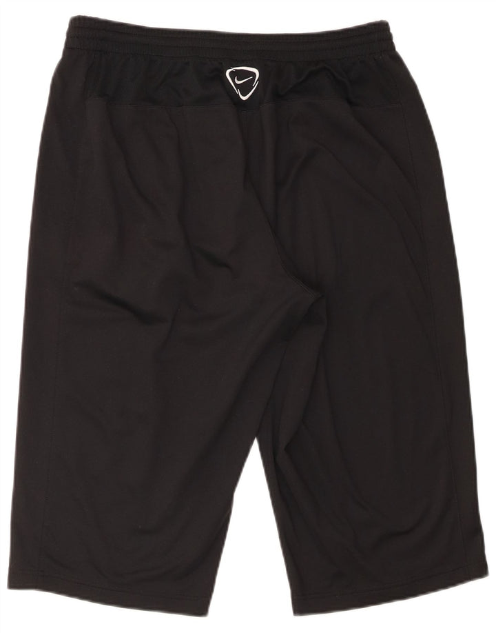 Pantaloni scurți sport Nike Dri Fit Bermuda pentru bărbați, poliester mediu negru