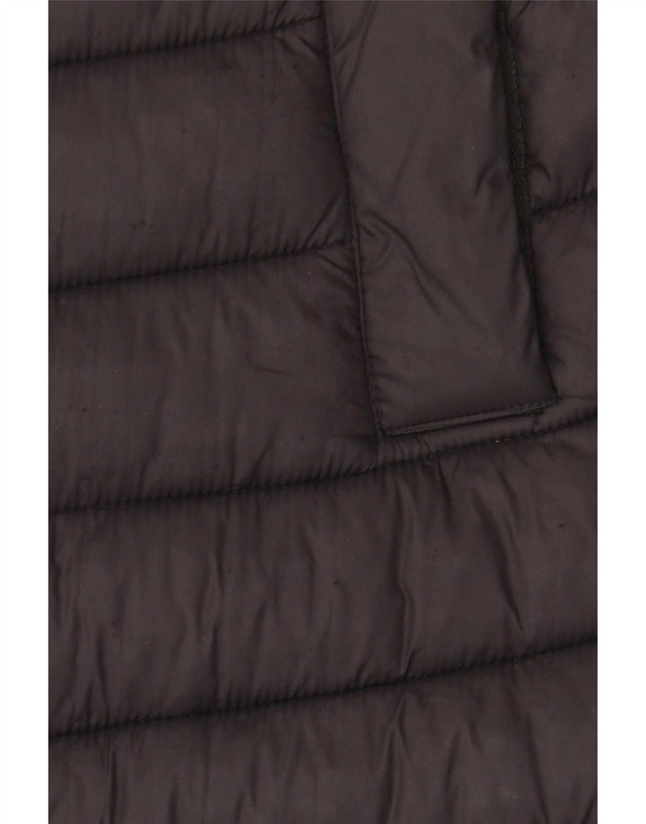 Palton căptușit cu glugă Superdry pentru femei UK 10, mic, negru, nailon