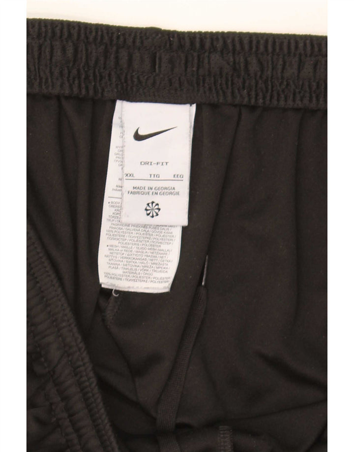 Pantaloni de trening Nike Dri Fit pentru bărbați 2XL, negru, poliester color bloc
