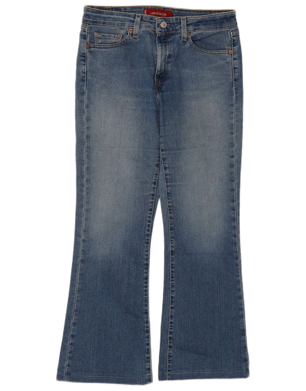 LEVI'S Womens 519 Low Flared Jeans US 9 Medium W30 L27 Blue Cotton
