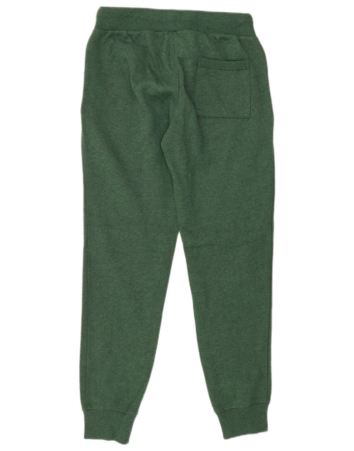 SUPERDRY Pantaloni de trening grafic pentru femei Pantaloni de jogging UK 12 Medium Green