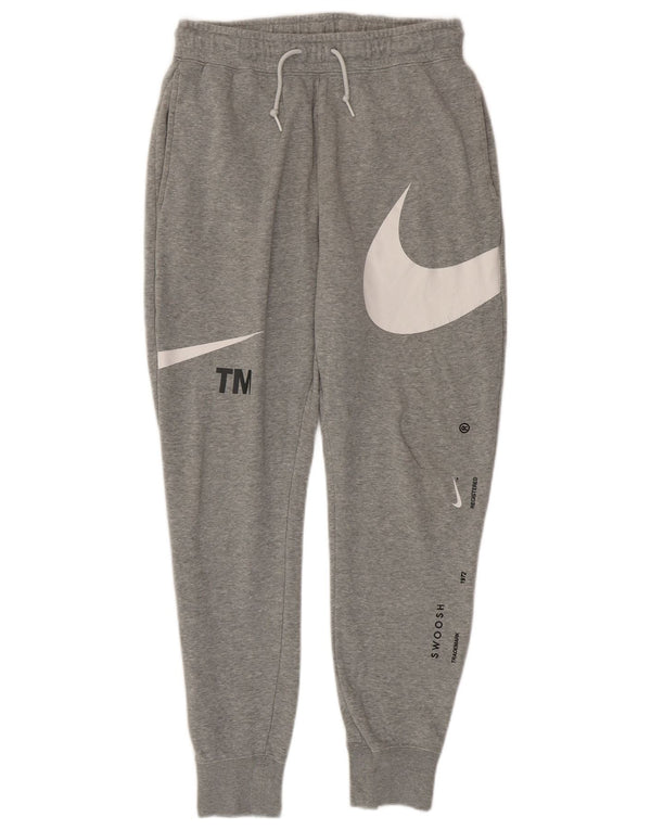 Pantaloni de trening Nike pentru bărbați cu grafică Joggeri, bumbac, gri mic