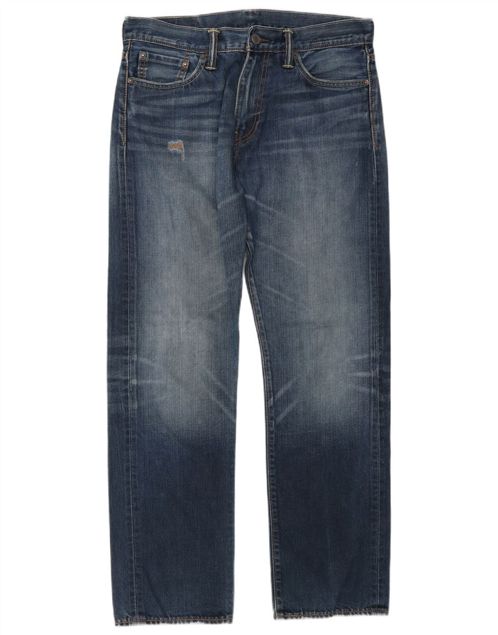 Blugi drepti pentru bărbați Levi's 504 W32 L32 Bumbac albastru