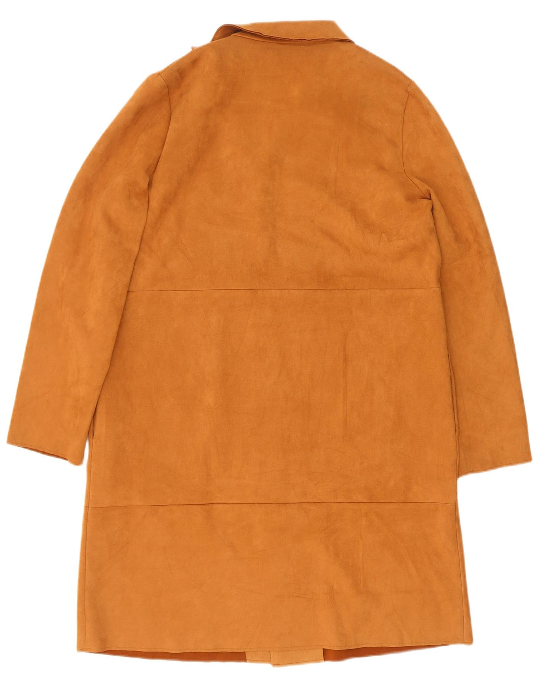 Pardesiu deschis din piele intoarsa pentru femei Zara UK 18 XL maro