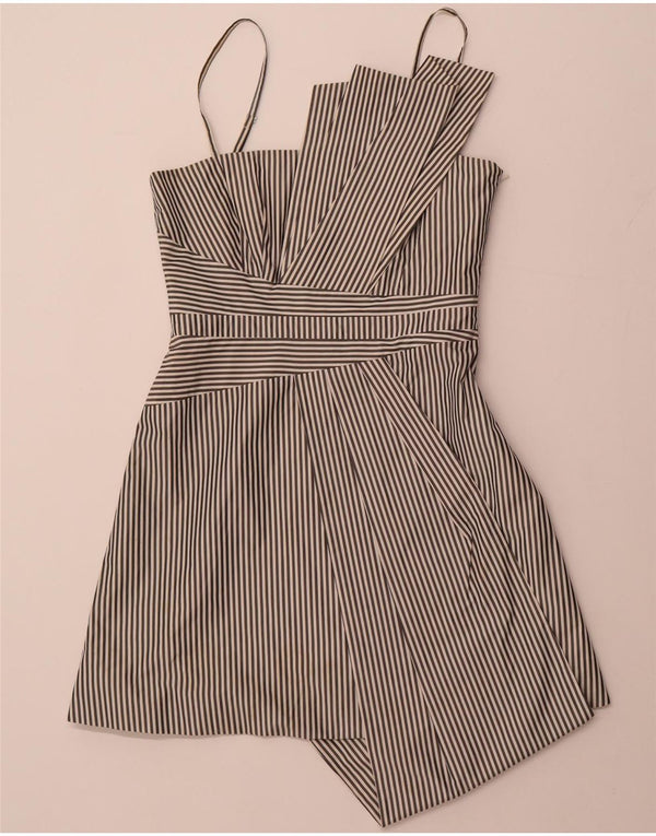 KAREN MILLEN Rochie asimetrică A-Line pentru femei UK 12 Medium Black Dunge