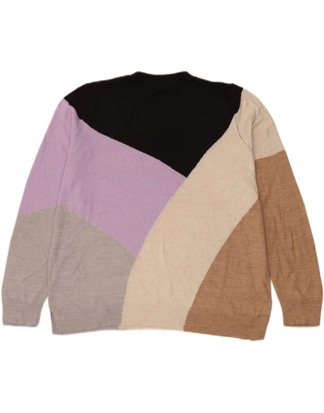 Pulover pentru femei Marks & Spencer cu decolteu triplu, UK 18 XL, multicolor