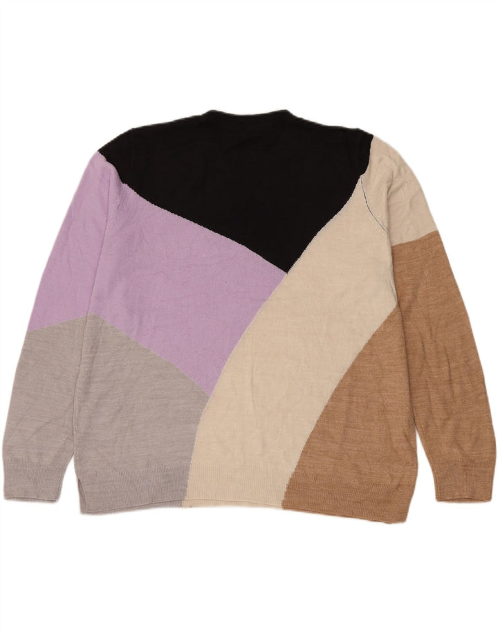 Pulover pentru femei Marks & Spencer cu decolteu triplu, UK 18 XL, multicolor