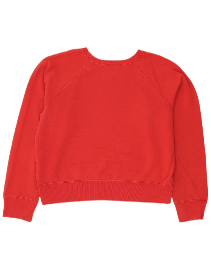 Pulover supradimensionat pentru femei Polo Ralph Lauren UK 14 Medium Red