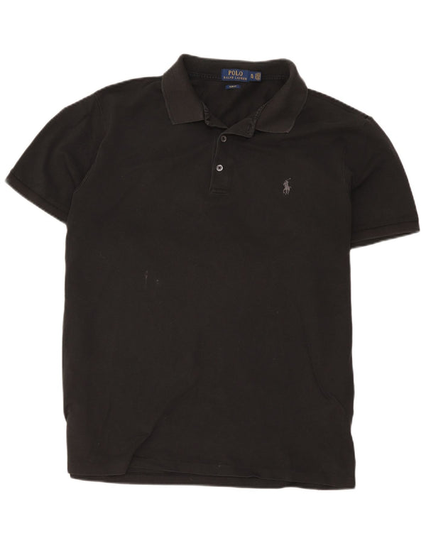 Polo Ralph Lauren pentru bărbați, slim fit, bumbac negru
