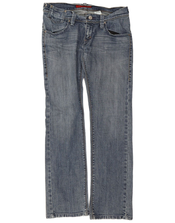 Blugi drepti pentru femei Levi's 504 W29 L32 Bumbac albastru