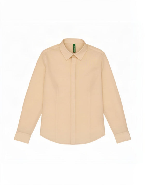 Cămașă Benetton pentru femei UK 10 Small White Bumbac