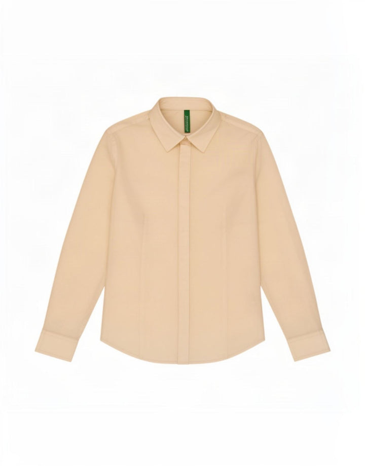 Cămașă Benetton pentru femei UK 10 Small White Bumbac