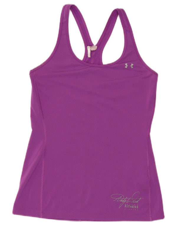 Vestă UNDER ARMOUR pentru femei Heat Gear, UK 6 XS, poliester violet