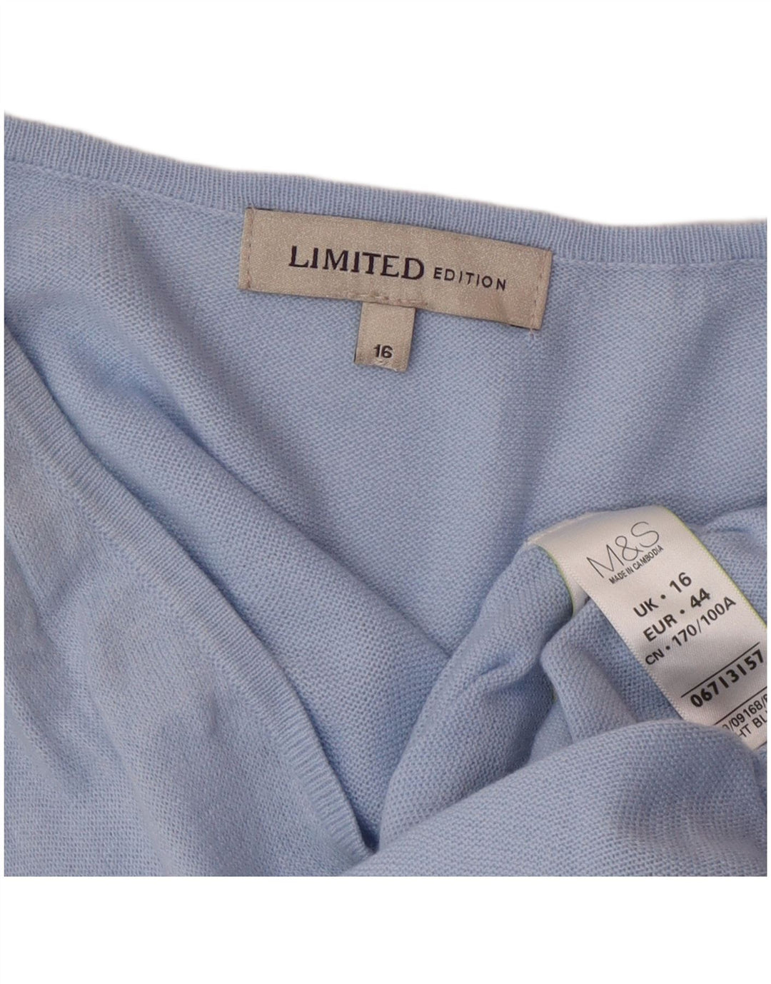 Marks & Spencer rochie supradimensionată pentru femei UK 16, mare, albastru acrilic