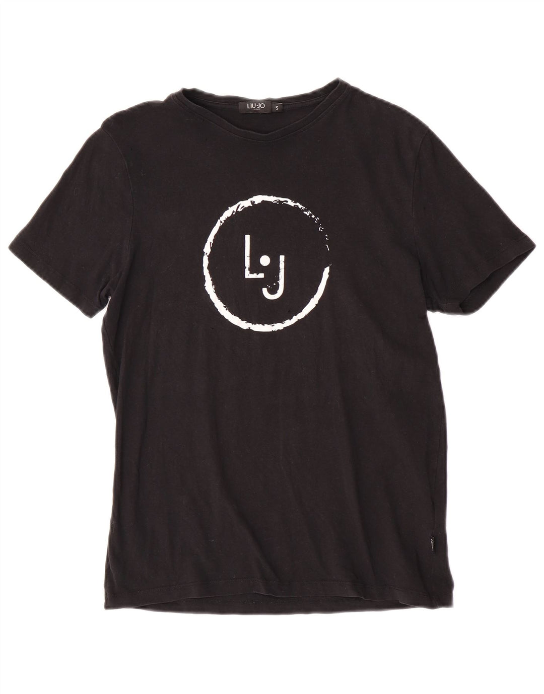 Tricou grafic Liu Jo pentru bărbați Top mic bumbac negru