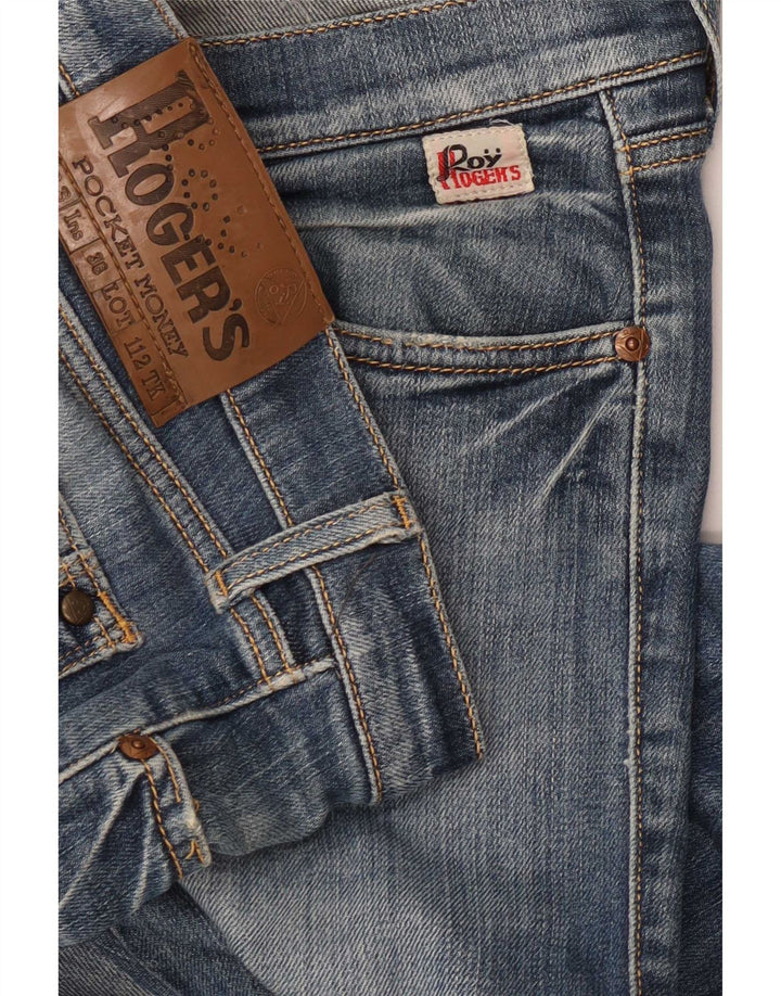 Blugi drepti pentru femei Roy Rogers W33 L29 Bumbac albastru
