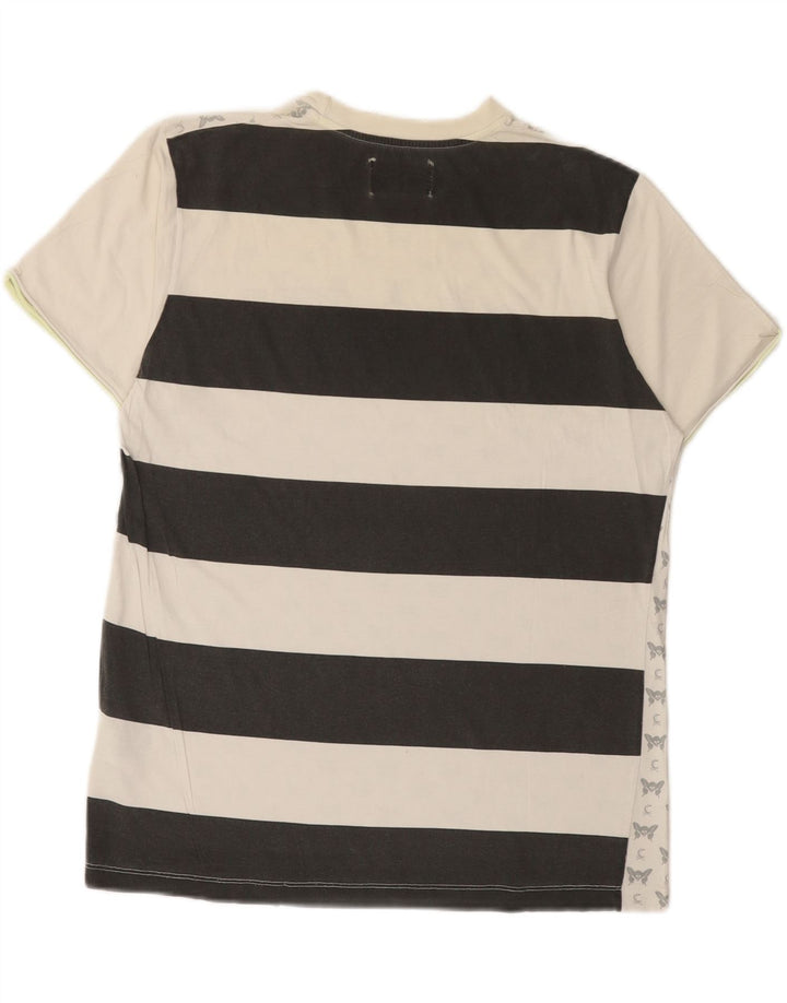 Tricou grafic Converse pentru femei Top UK 16 Large White Striped Bumbac