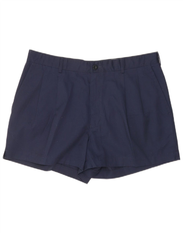 Pantaloni scurți chino pegged pentru bărbați Lotto W44 2XL poliester bleumarin